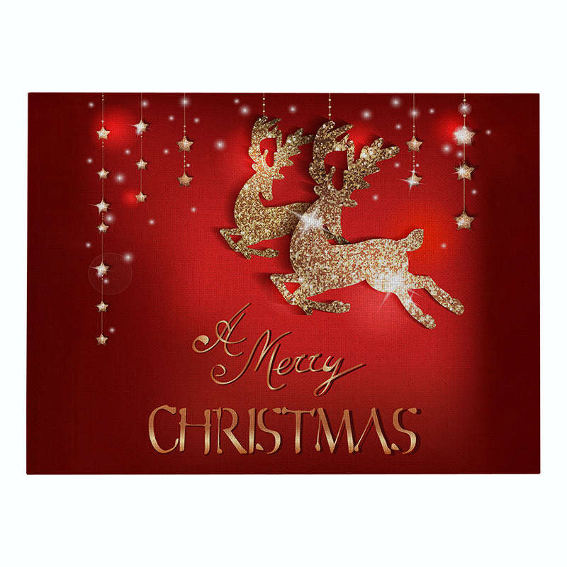 Dekorative Santa Gürtel Rechteckige Tischunterlage