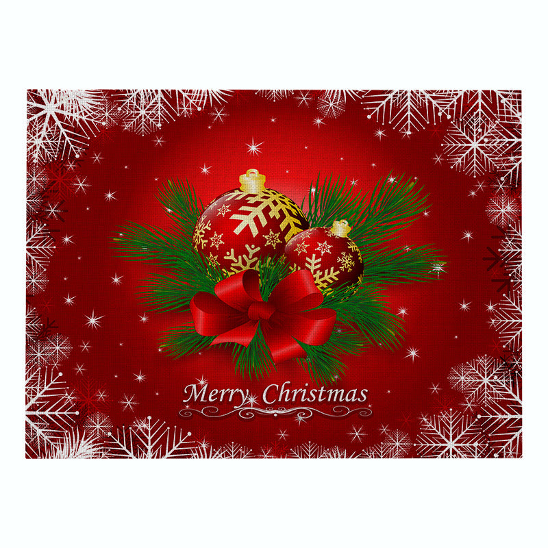 Dekorative Santa Gürtel Rechteckige Tischunterlage
