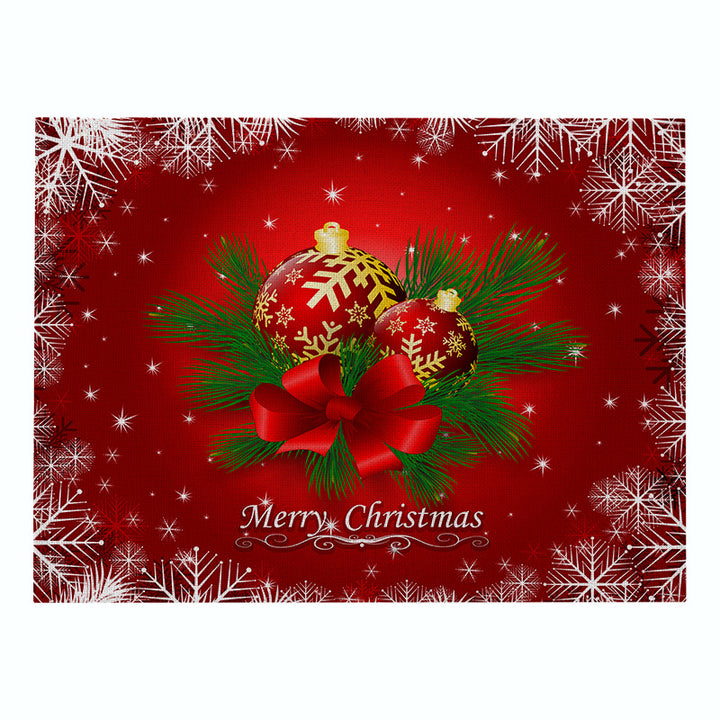 Dekorative Santa Gürtel Rechteckige Tischunterlage