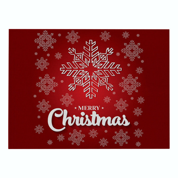 Dekorative Santa Gürtel Rechteckige Tischunterlage