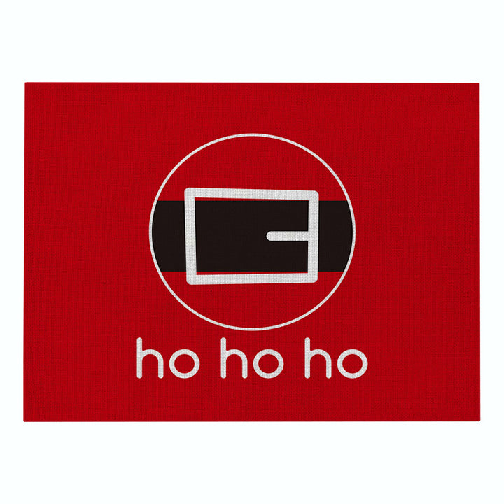 Dekorative Santa Gürtel Rechteckige Tischunterlage