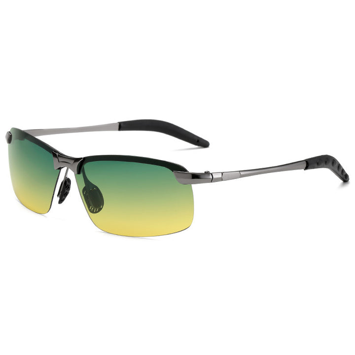 Herren Sportliche Sonnenbrille mit polarisierten Gläsern und flexiblem Rahmen Karnz