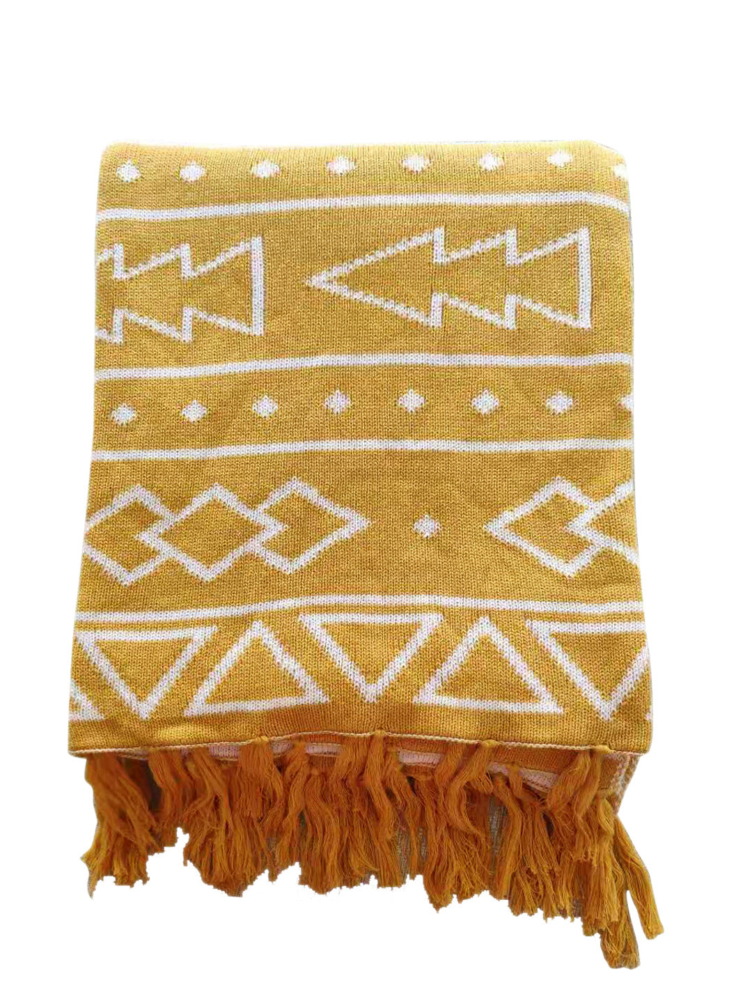 Damen Gemütliche Strickdecke mit modernen Mustern Karnz