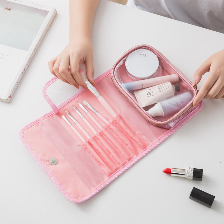 Glitzernder Reise-Make-up-Organizer Karnz