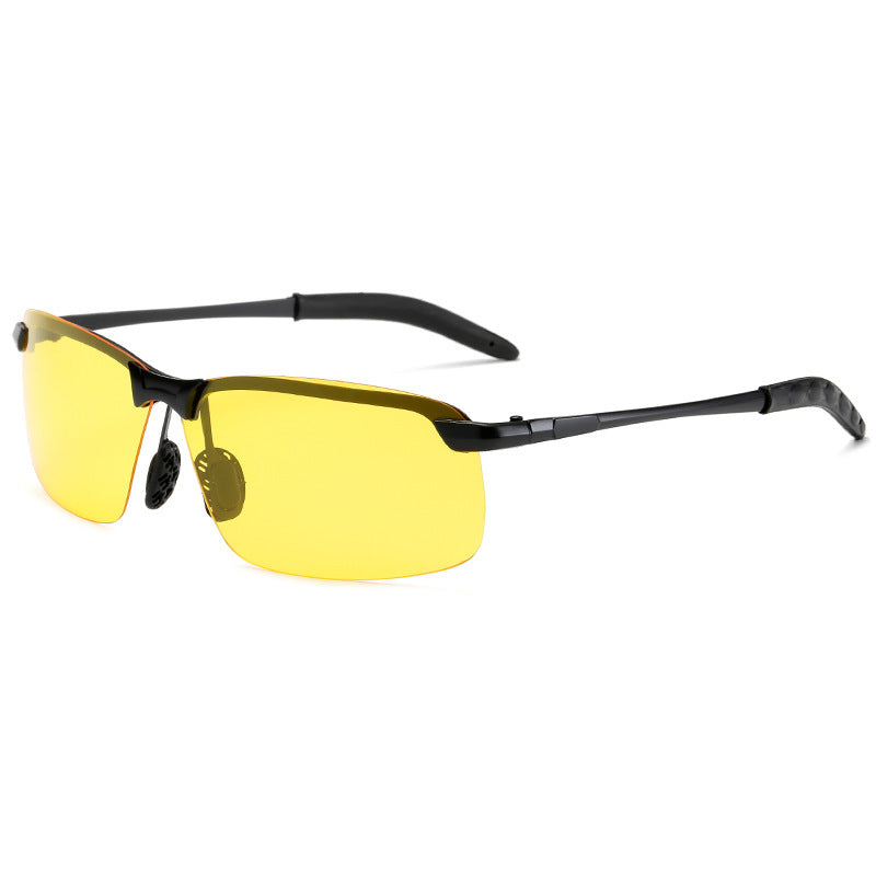 Herren Sportliche Sonnenbrille mit polarisierten Gläsern und flexiblem Rahmen Karnz
