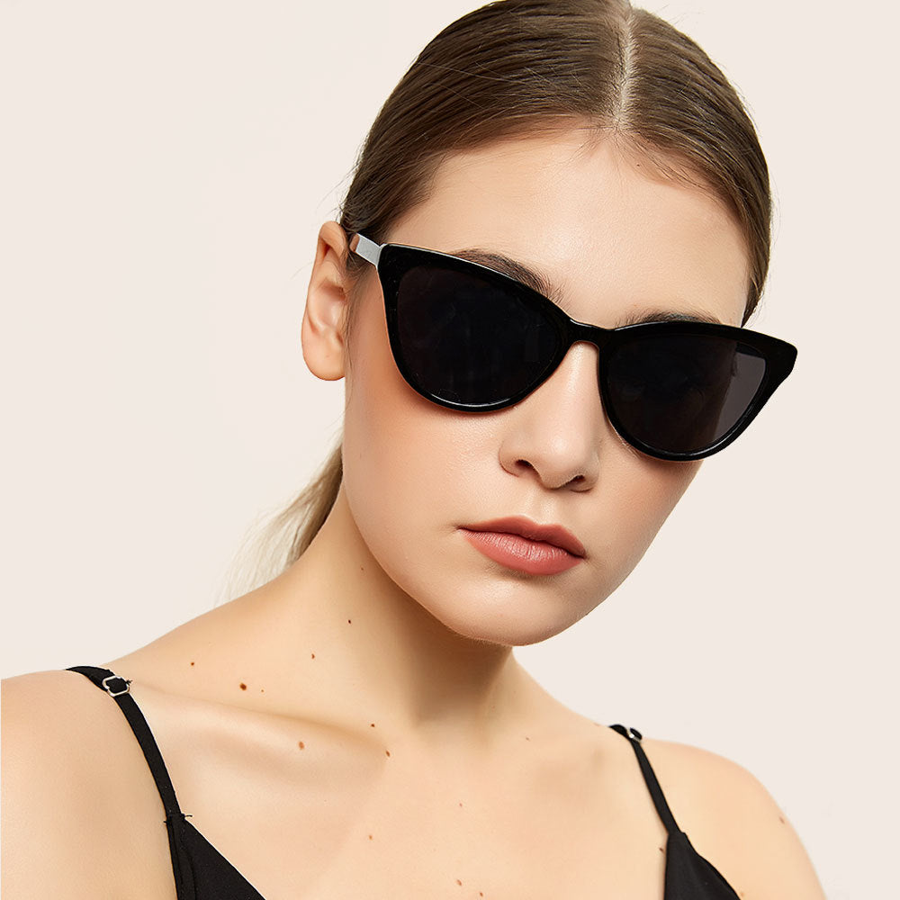 Damen modische Katzenaugen Sonnenbrille Karnz