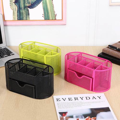Mesh Schreibtischorganizer mit Schublade Karnz