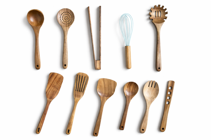 EcoWood Holzbesteckset mit 10 Teilen Karnz