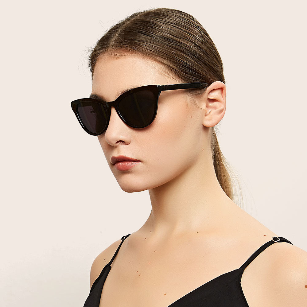 Damen modische Katzenaugen Sonnenbrille Karnz