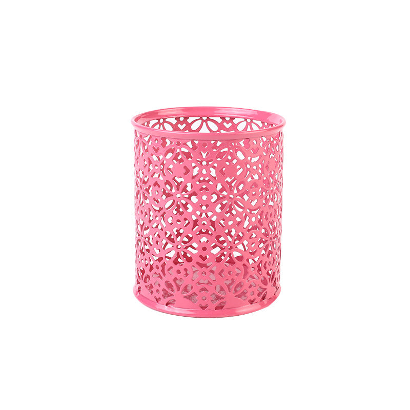 Florales Muster Metall Stift Halter Karnz
