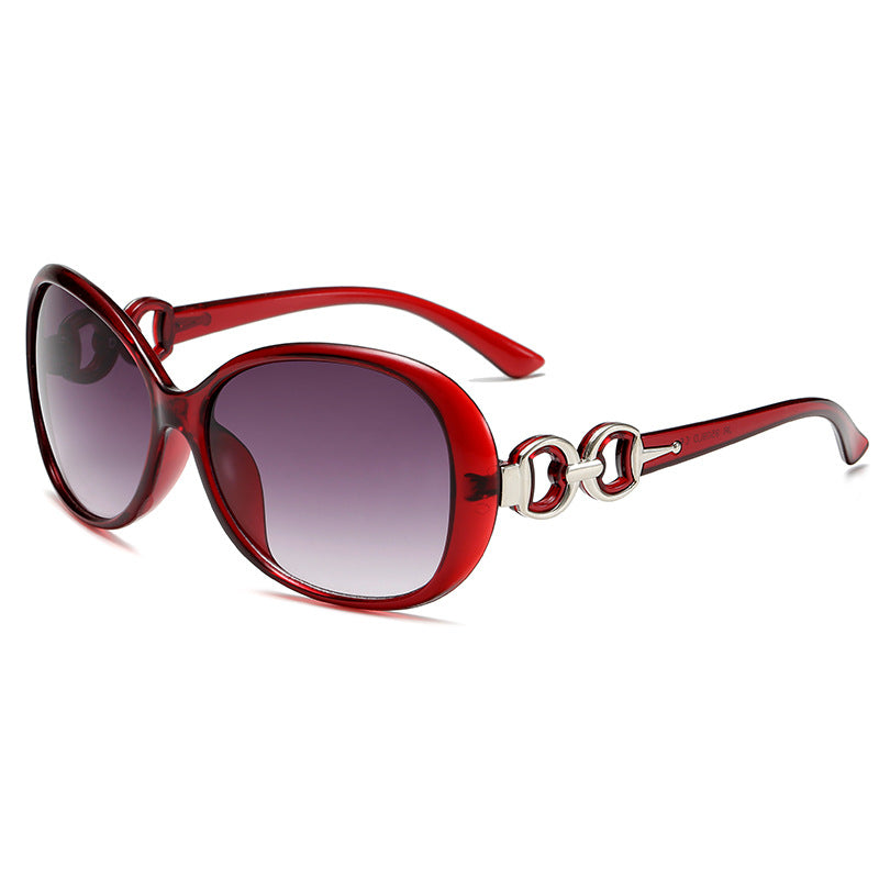 Damen luxuriöse Oversized-Sonnenbrille mit elegantem Design Karnz