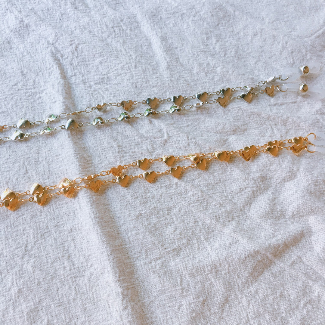 Feine Kette mit Herzen Karnz