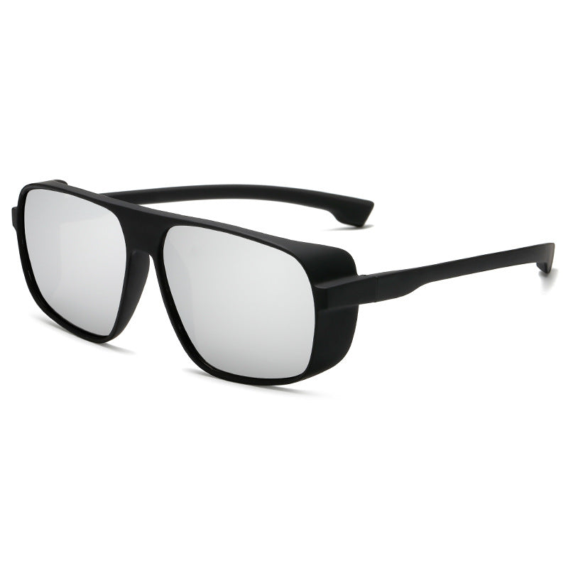 Damen Sportliche Sonnenbrille mit robustem Rahmen und polarisierten Gläsern Karnz