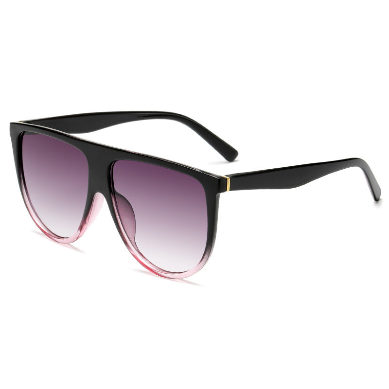Damen Elegante Oversized-Sonnenbrille mit stylischem Rahmen Karnz
