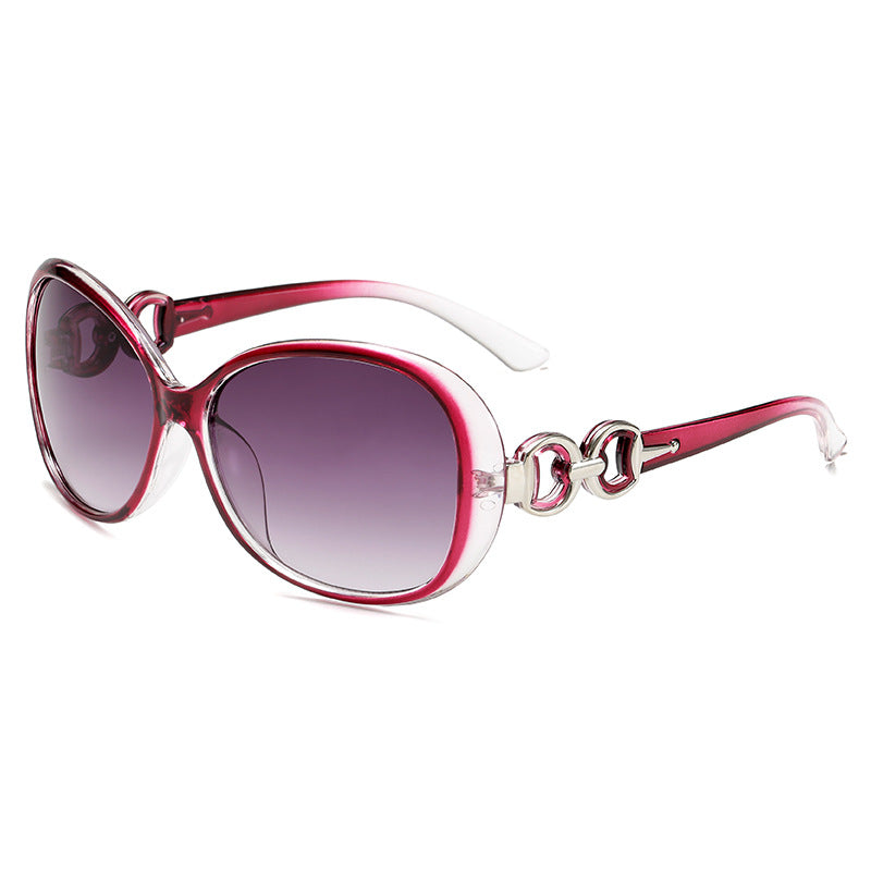 Damen luxuriöse Oversized-Sonnenbrille mit elegantem Design Karnz