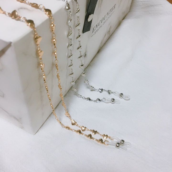 Feine Kette mit Herzen Karnz