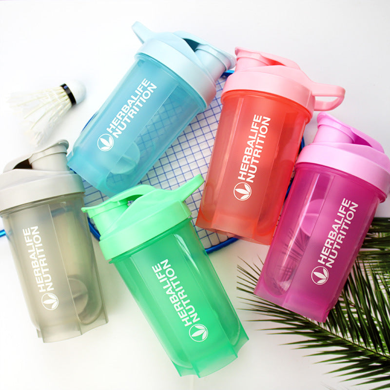 Unisex Bunte Shakerflasche mit Mischball Karnz