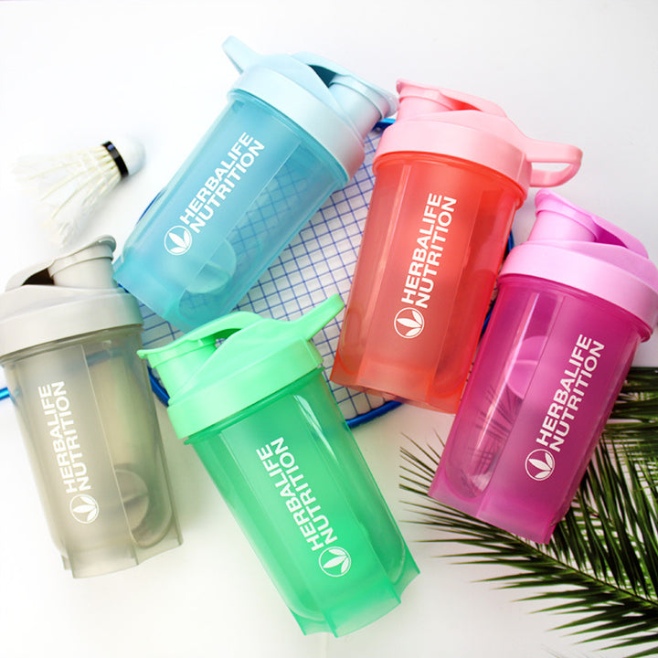 Unisex Bunte Shakerflasche mit Mischball Karnz