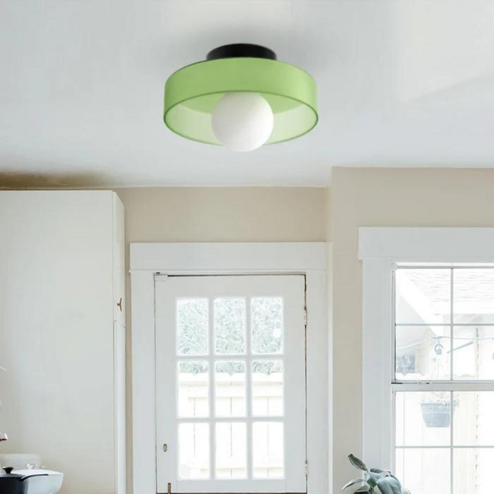 Runde Deckenlampe mit stilvoller Funktionalität - LumiSphere | Karnz