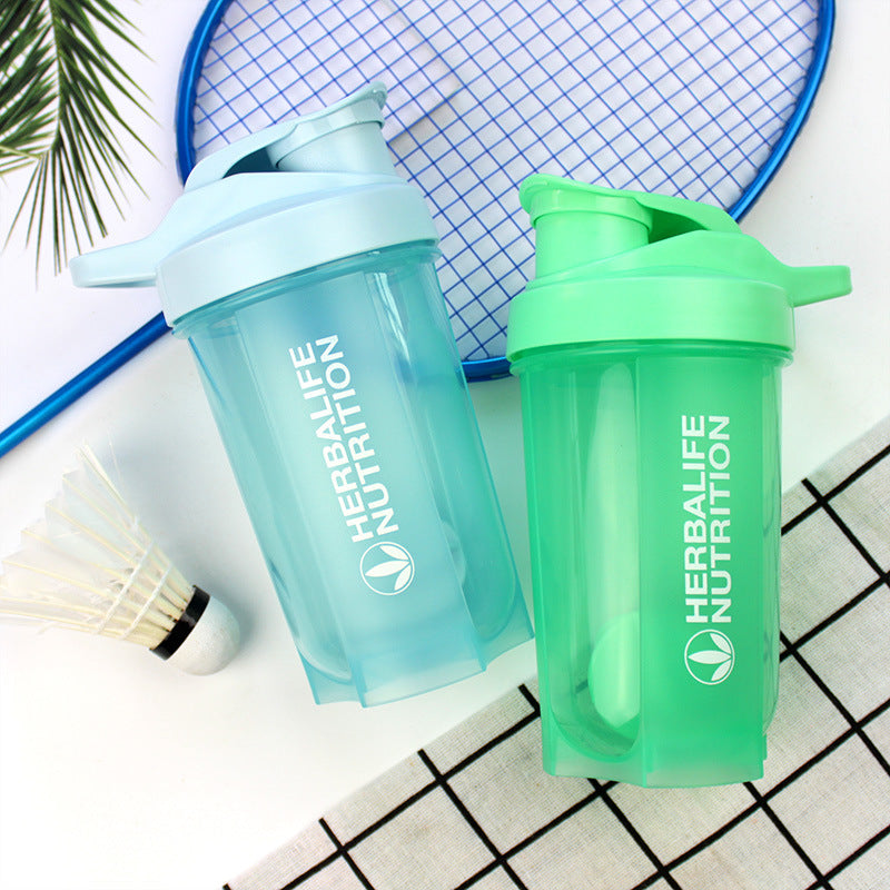 Unisex Bunte Shakerflasche mit Mischball Karnz