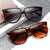 Damen Elegante Oversized-Sonnenbrille mit stylischem Rahmen Karnz