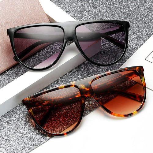 Damen Elegante Oversized-Sonnenbrille mit stylischem Rahmen Karnz