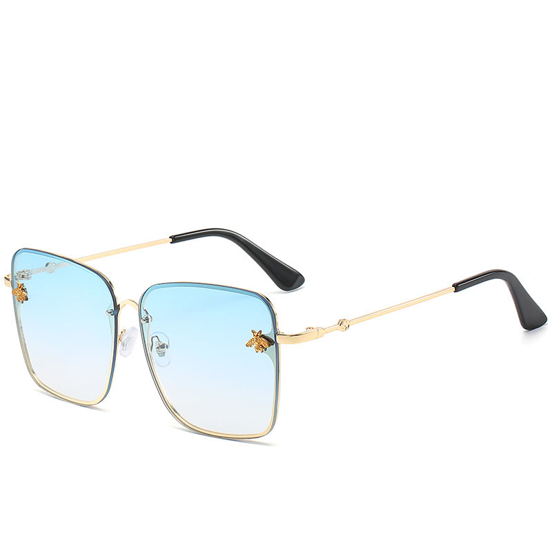 Luxus Übergroße Geometrische Rahmen Sonnenbrille Karnz