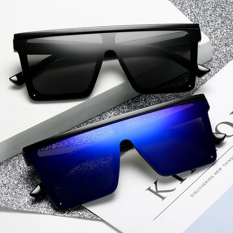 Damen modische visuelle Sonnenbrille mit breitem Rahmen Karnz