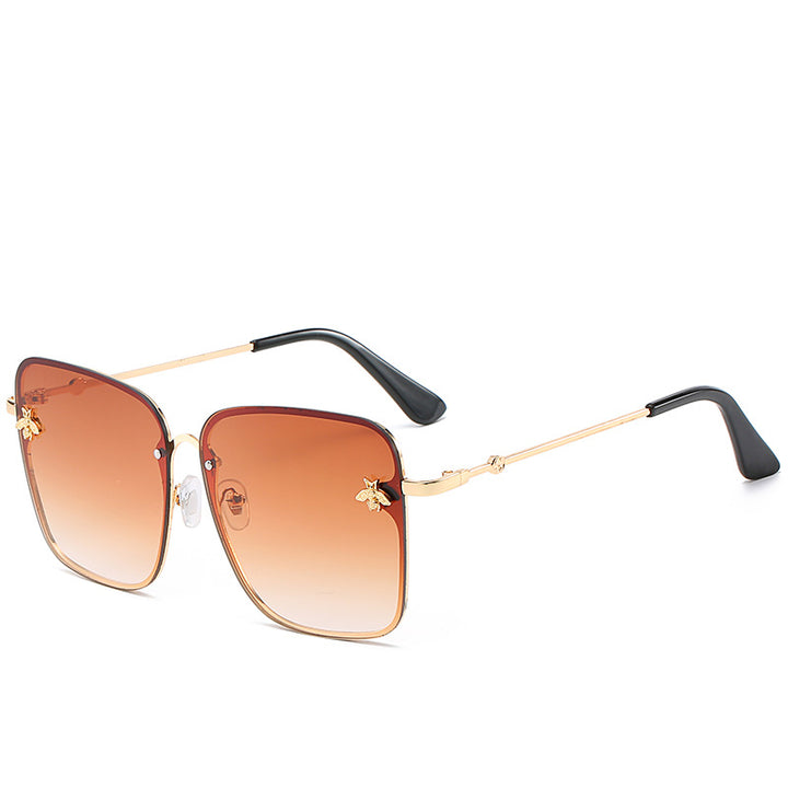 Luxus Übergroße Geometrische Rahmen Sonnenbrille Karnz