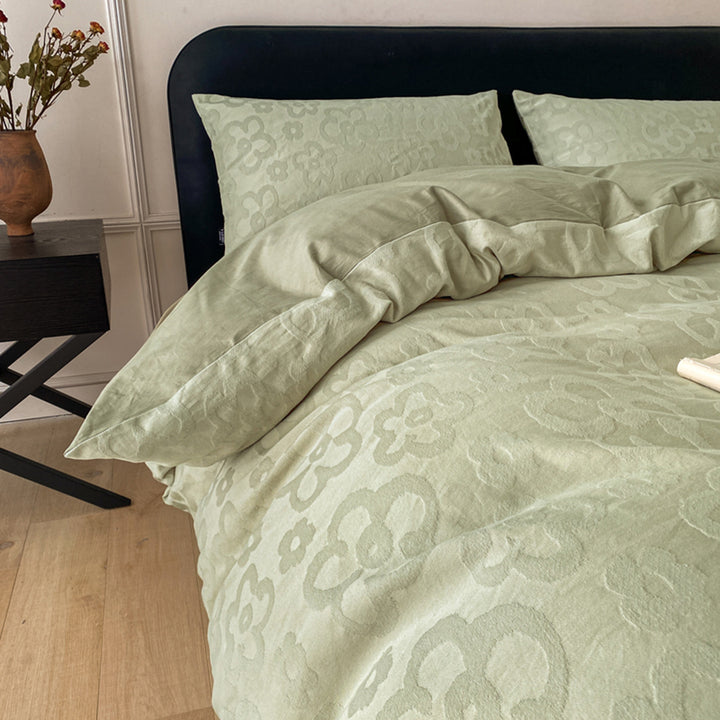 Baumwoll-Bettwäsche-Set mit Jacquard-Webung, verschiedene Größen