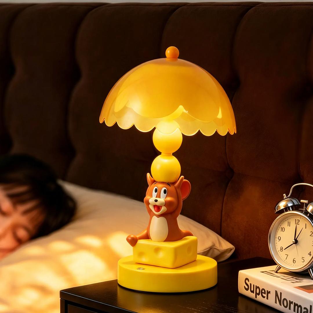 Jerry-Käse-Tischlampe aus ABS