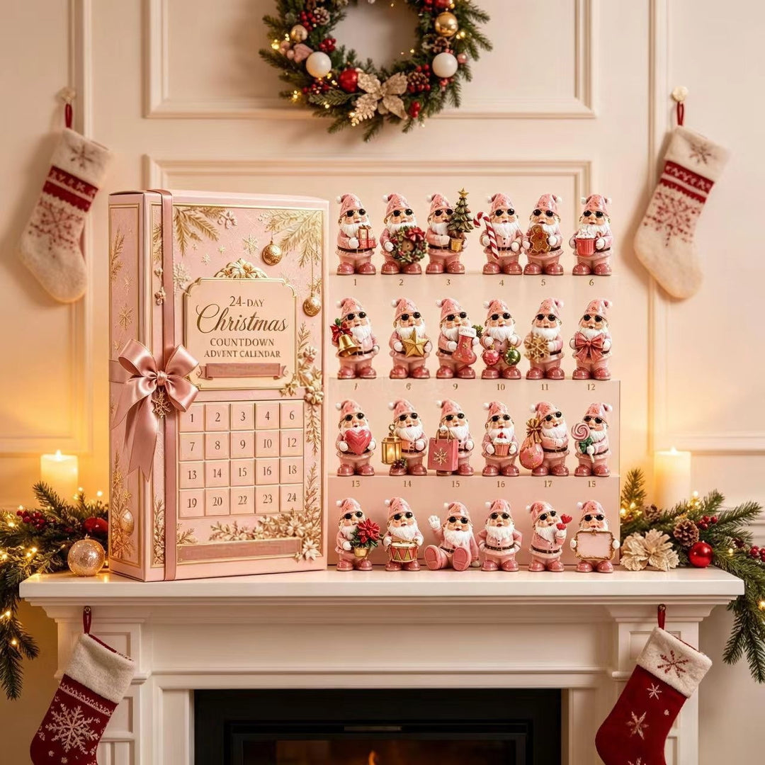 Wichtel-Adventskalender aus Acryl