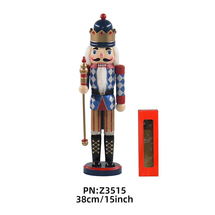Dekorative Nussknacker-Figur aus Holz für festliche Anlässe