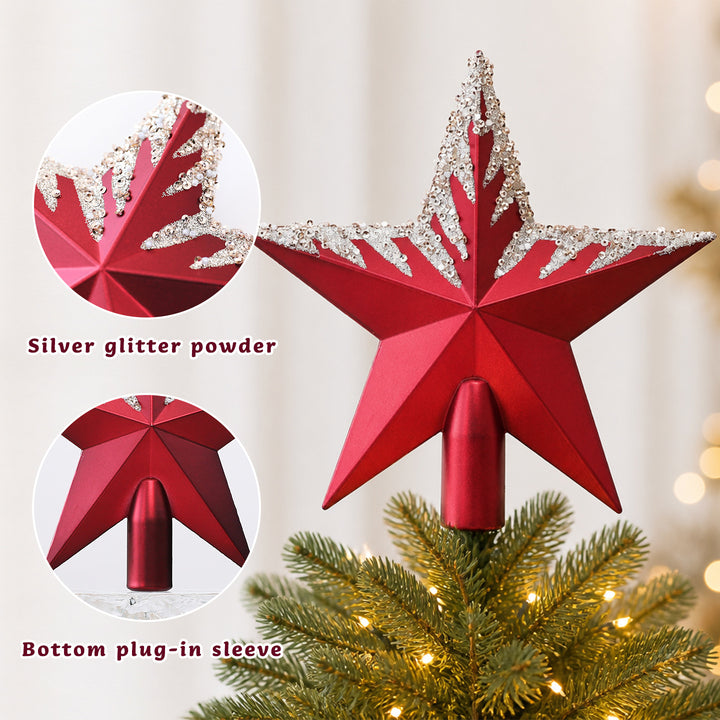 Dekorativer Weihnachtsbaum-Stern