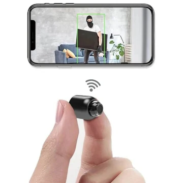 Kleine WLAN-Überwachungskamera mit Nachtsicht, kabellos, HD, Sicherheitsüberwachung für Kinder und Haustiere