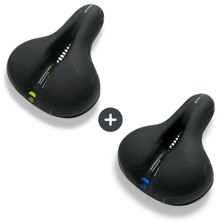 Sandsberg | CloudComfort Pro Fahrradsattel | Druckentlastender Memory-Schaum | Schwarz