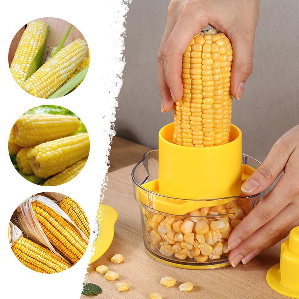 Cob Corn Stripper Mit Eingebautem Messbecher Und Reibe | Karnz