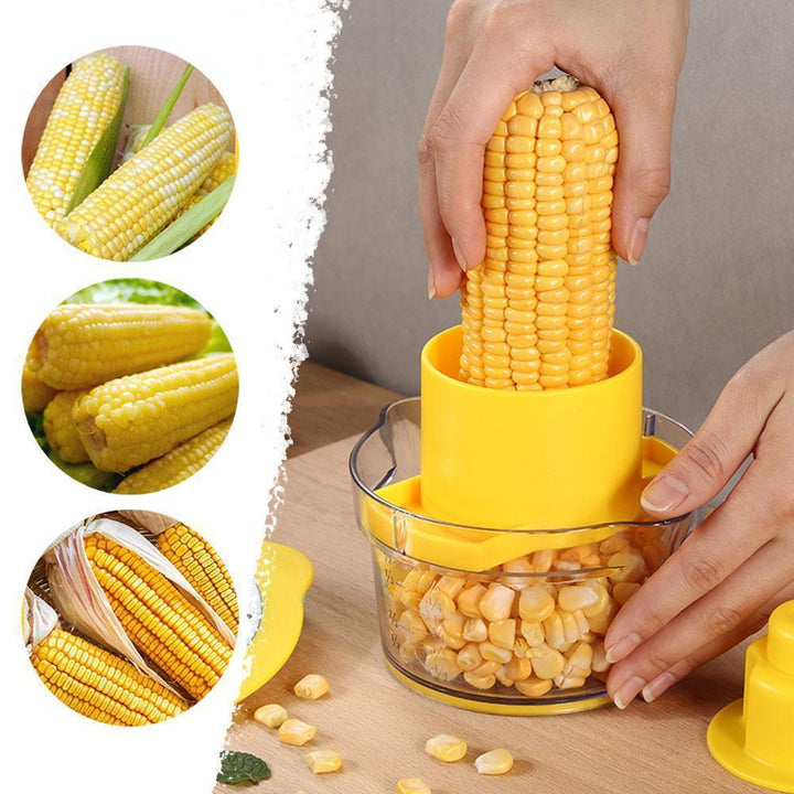 Cob Corn Stripper Mit Eingebautem Messbecher Und Reibe | Karnz