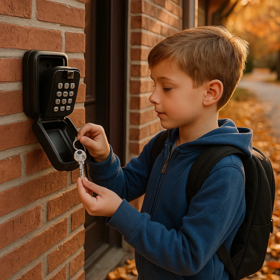 KeyGuard Outdoor Safe – Wetterfester Wandmontierter Schlüsselbox | Karnz