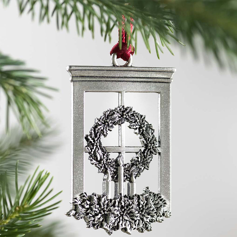 Weihnachtsdekoration aus massivem Zinn
