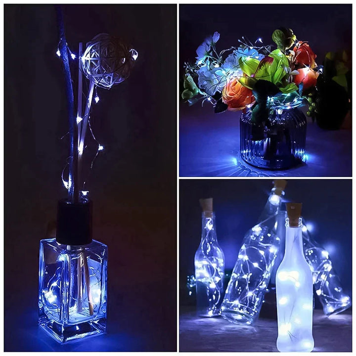 LED-Weinflaschenlichter Kork Nachtlicht DIY Decor Lift - Stück | Karnz