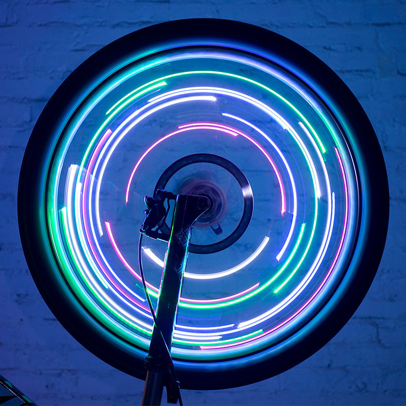 Wiederaufladbare Fahrradreifenlichter
