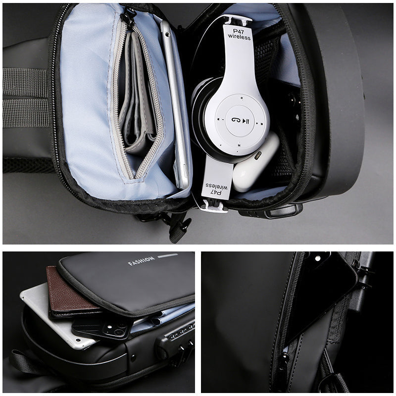 Lässige Multifunktionale Diebstahlsichere Brusttasche für Herren | Karnz