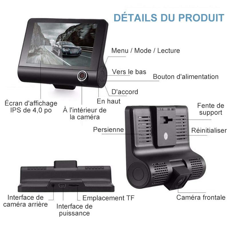 Tachograph mit 3 HD-Linsen | Karnz