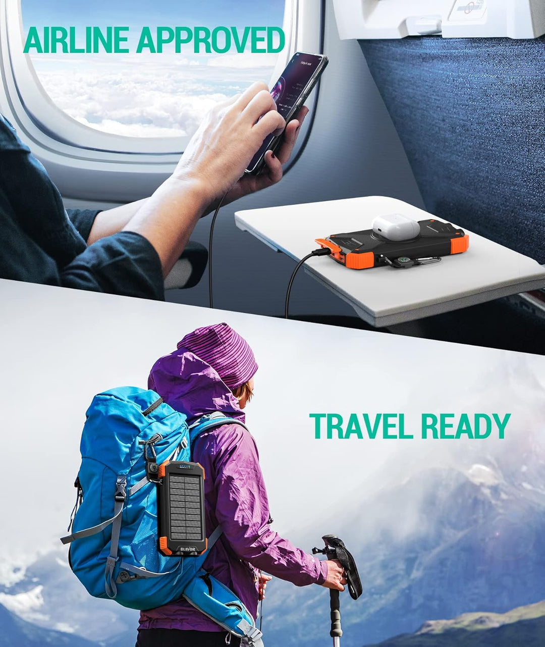 Rivanta Solar-Powerbank Notstrombank IPX4 | Karnz