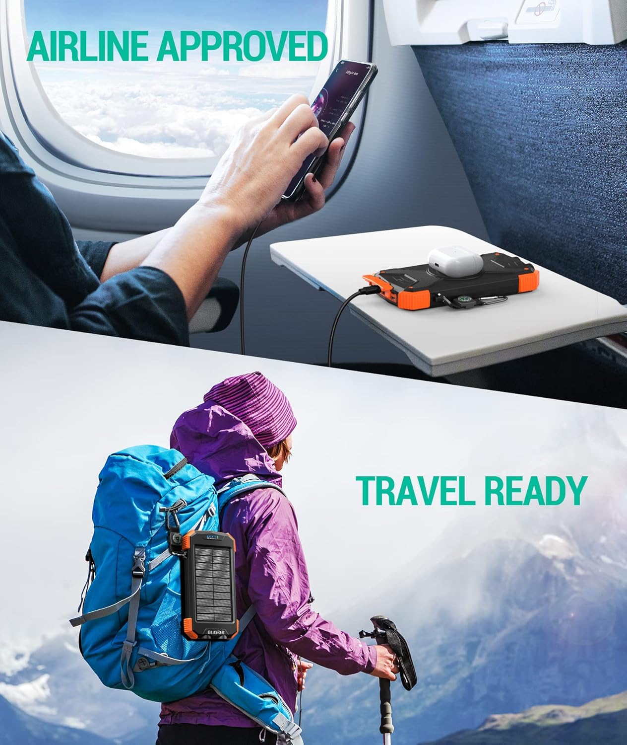 Rivanta Solar-Powerbank Notstrombank IPX4 | Karnz