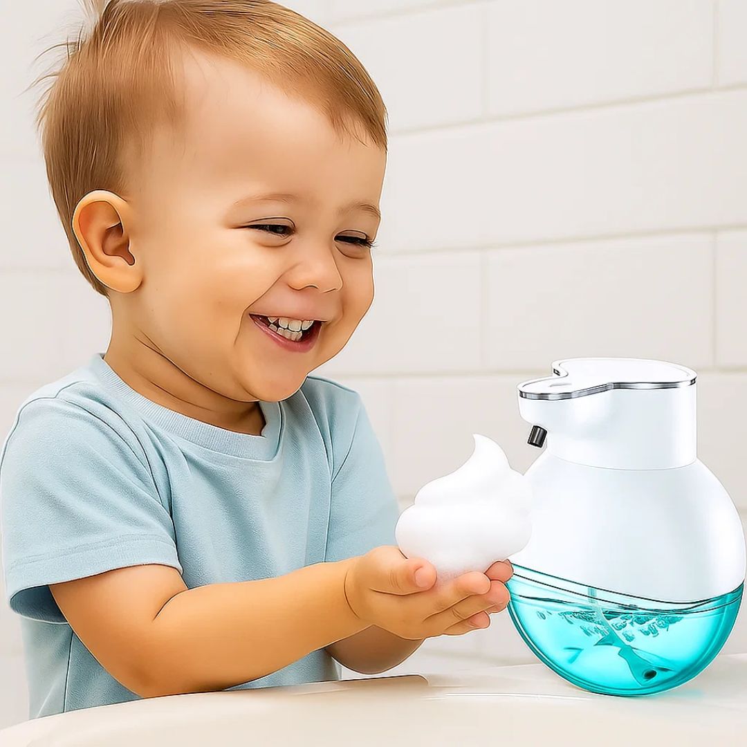 PureFoam | Touchless Schaumseifenspender – Infrarotsensor – IPX5 wasserdicht – USB wiederaufladbar Hygiene Karnz