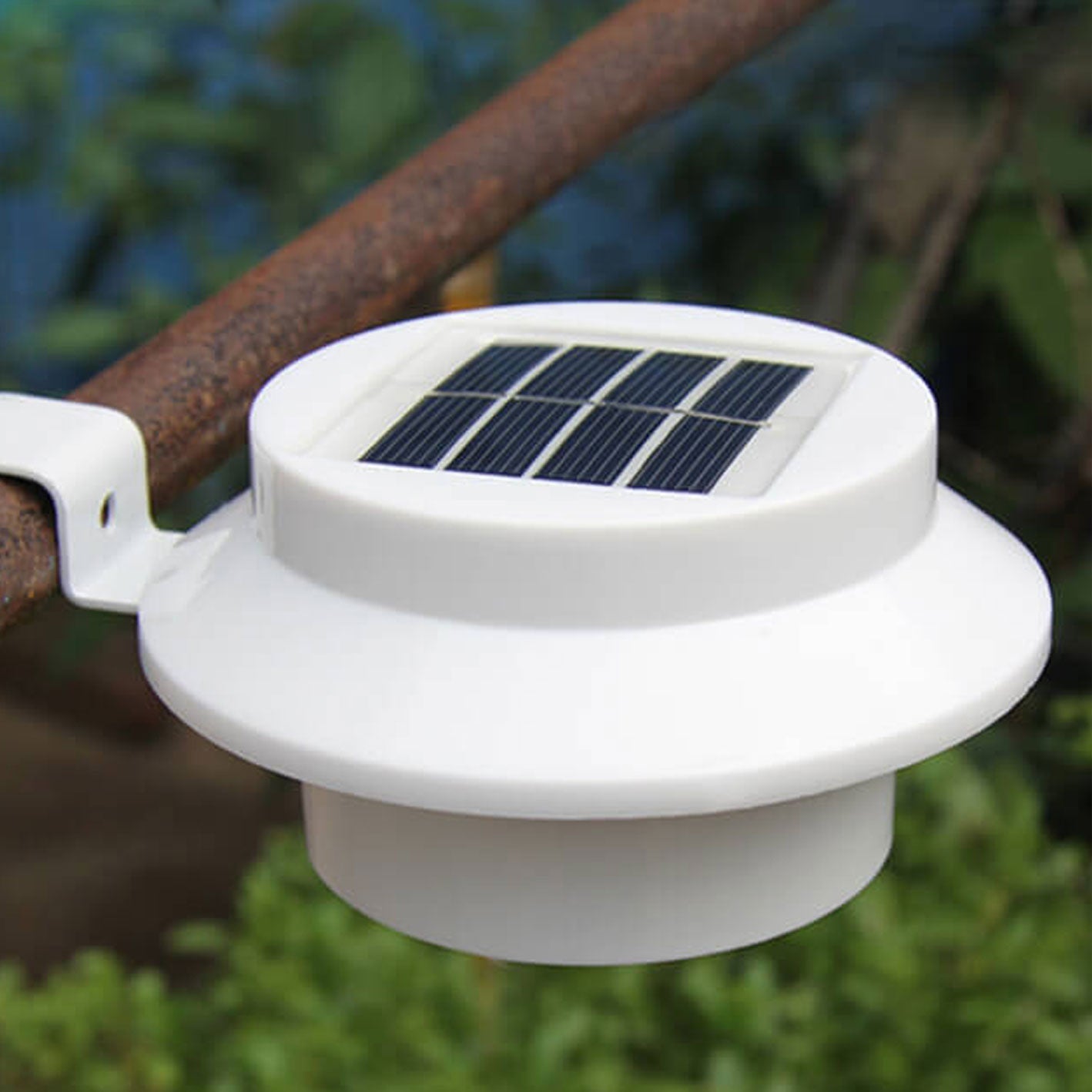 Solarzylinder-LED-Außen-Wasserdichte-Zaun-Wand-Sconces-Lampe | Karnz