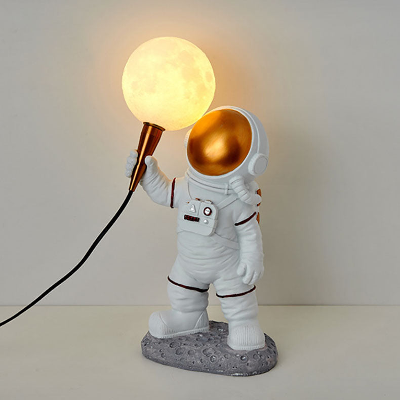 Karnz | CosmoBuddy Astronaut Wandlampe | Kreatives Design | Resin & ABS | LED Schlafzimmerlicht