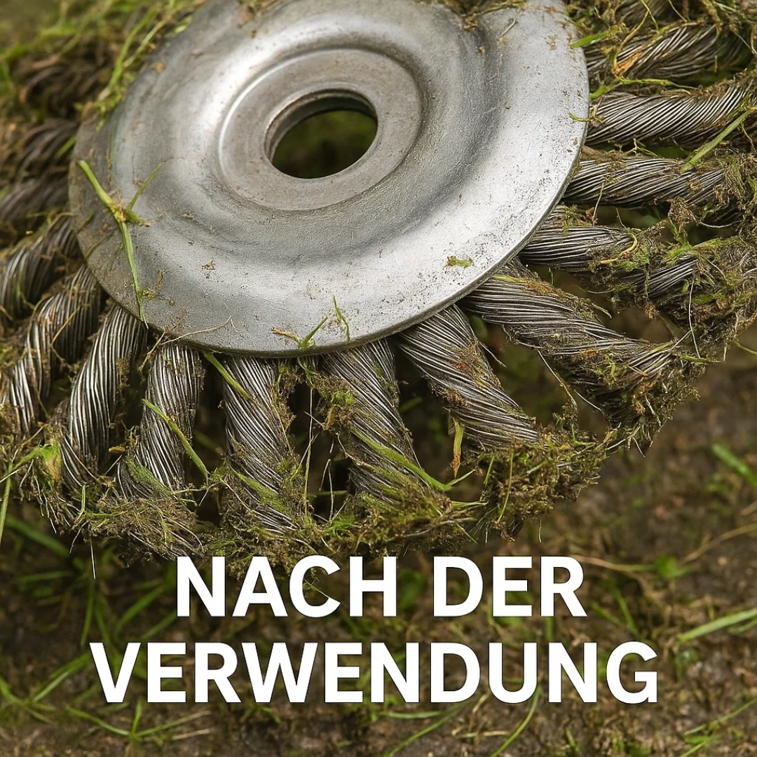 GrassCut TurboHead – Universelle 6-Klingen Unkrautbürste für Trimmer | Karnz